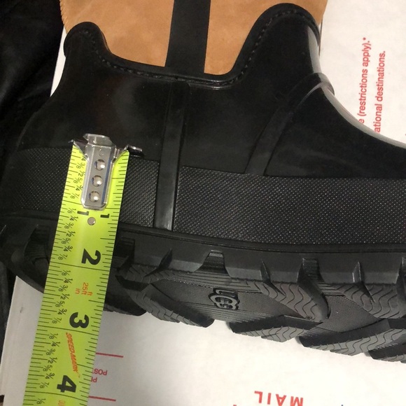 UGG Raincloud Tall black brown tall Suede boots size 10 brand new - Picture 8 of 9